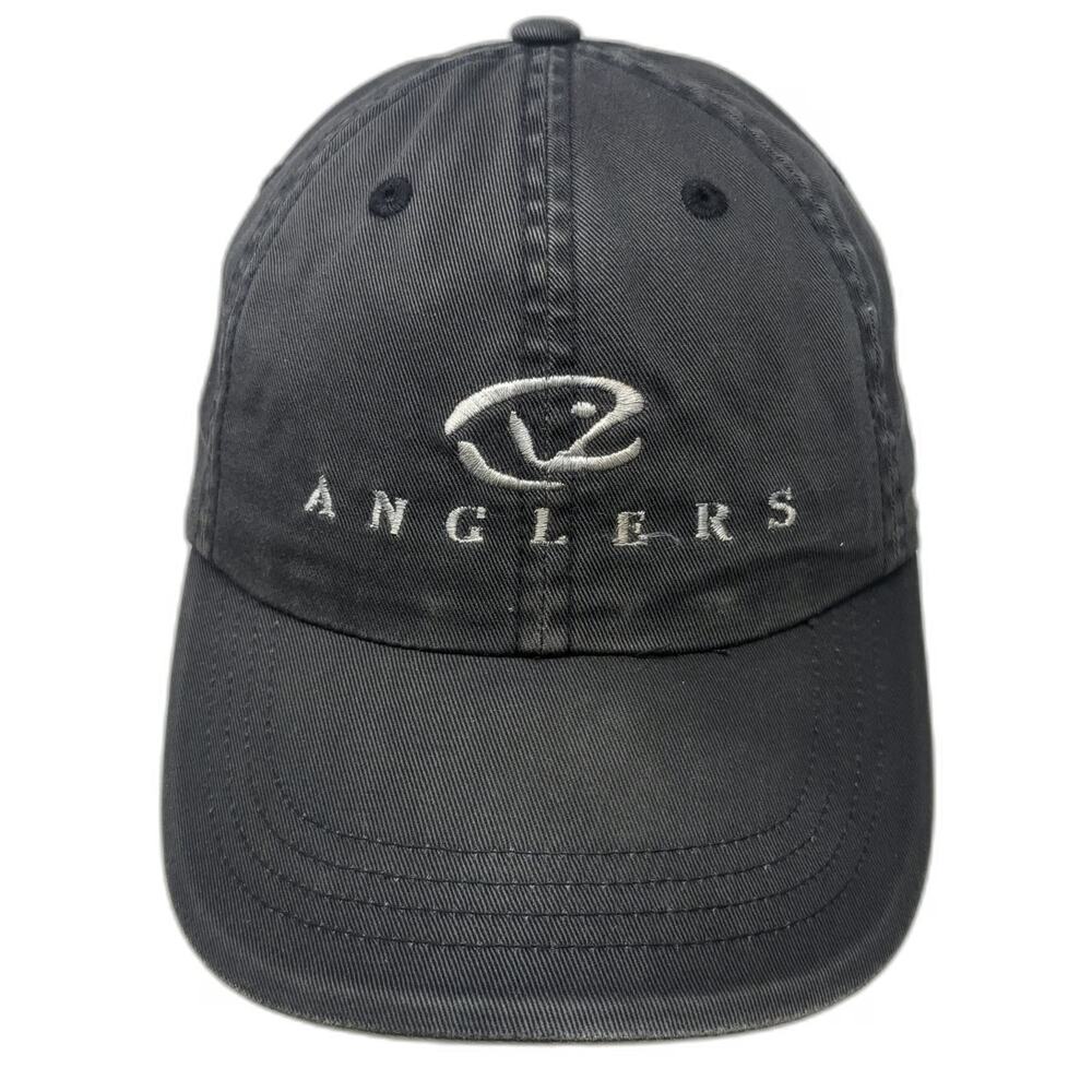 Port Authority Baseball Cap Gray One Size Boise Idaho Anglers Embroidered Hat